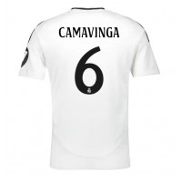 Real Madrid Eduardo Camavinga #6 Hjemmedrakt 2024-25 Kortermet